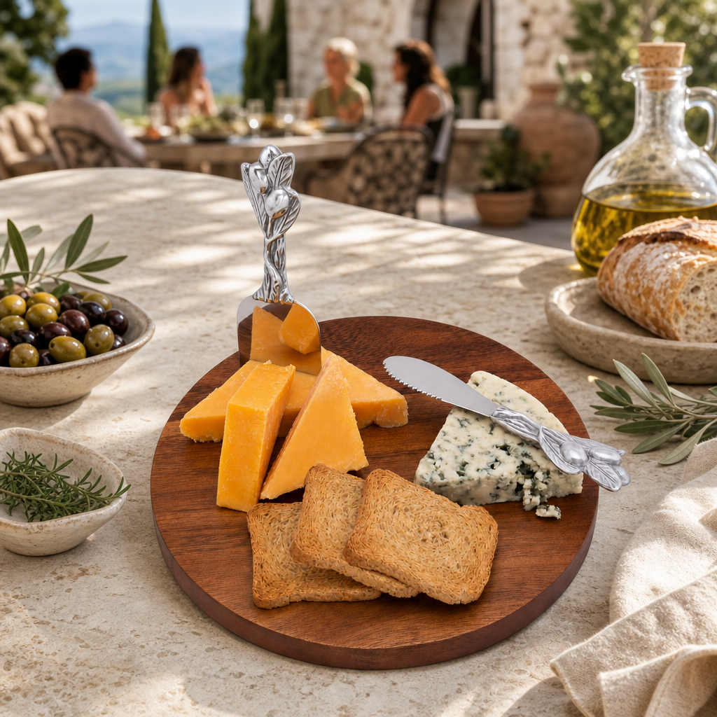 Olive Cheese Tool Set 6