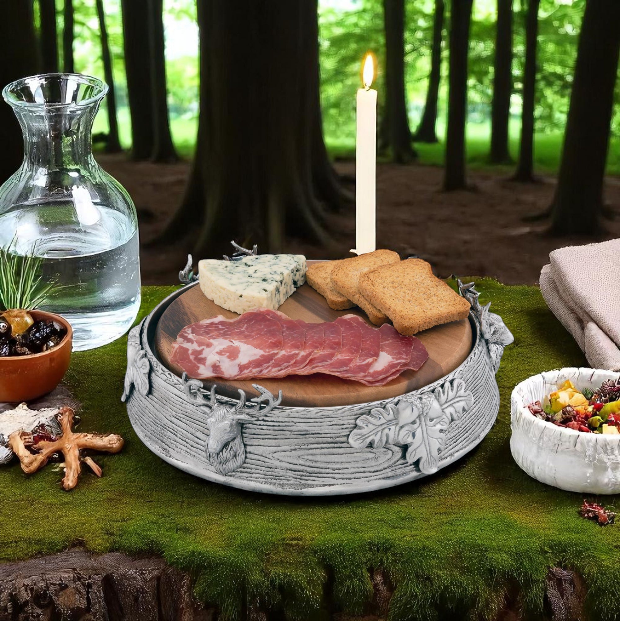 Elk Cheese Pedestal