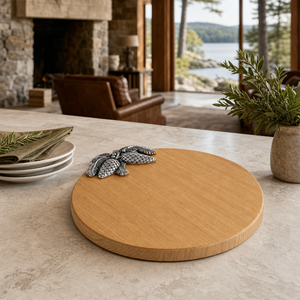 Pine Cone Forest Wood Cheese Board 7