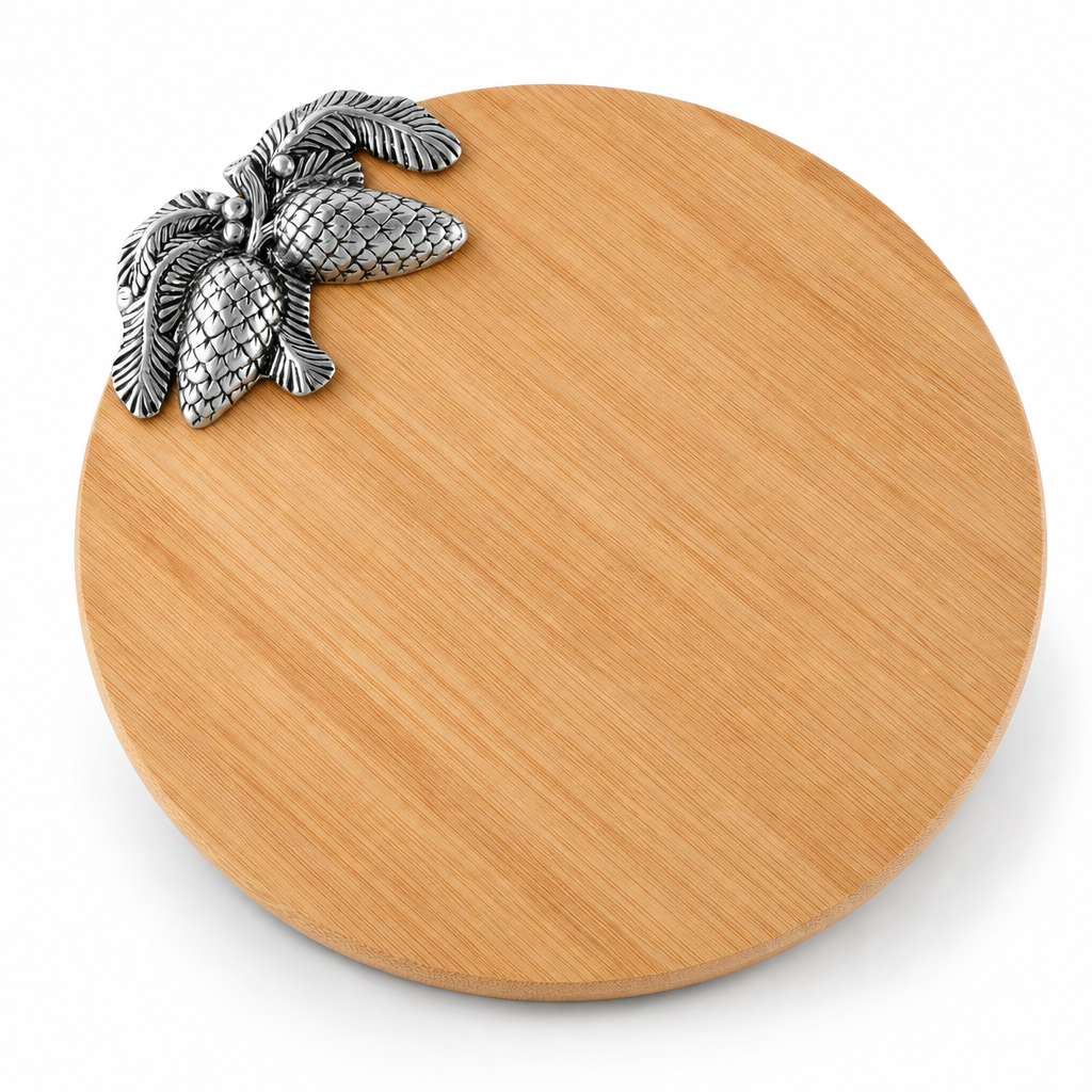 Pine Cone Forest Wood Cheese Board 10