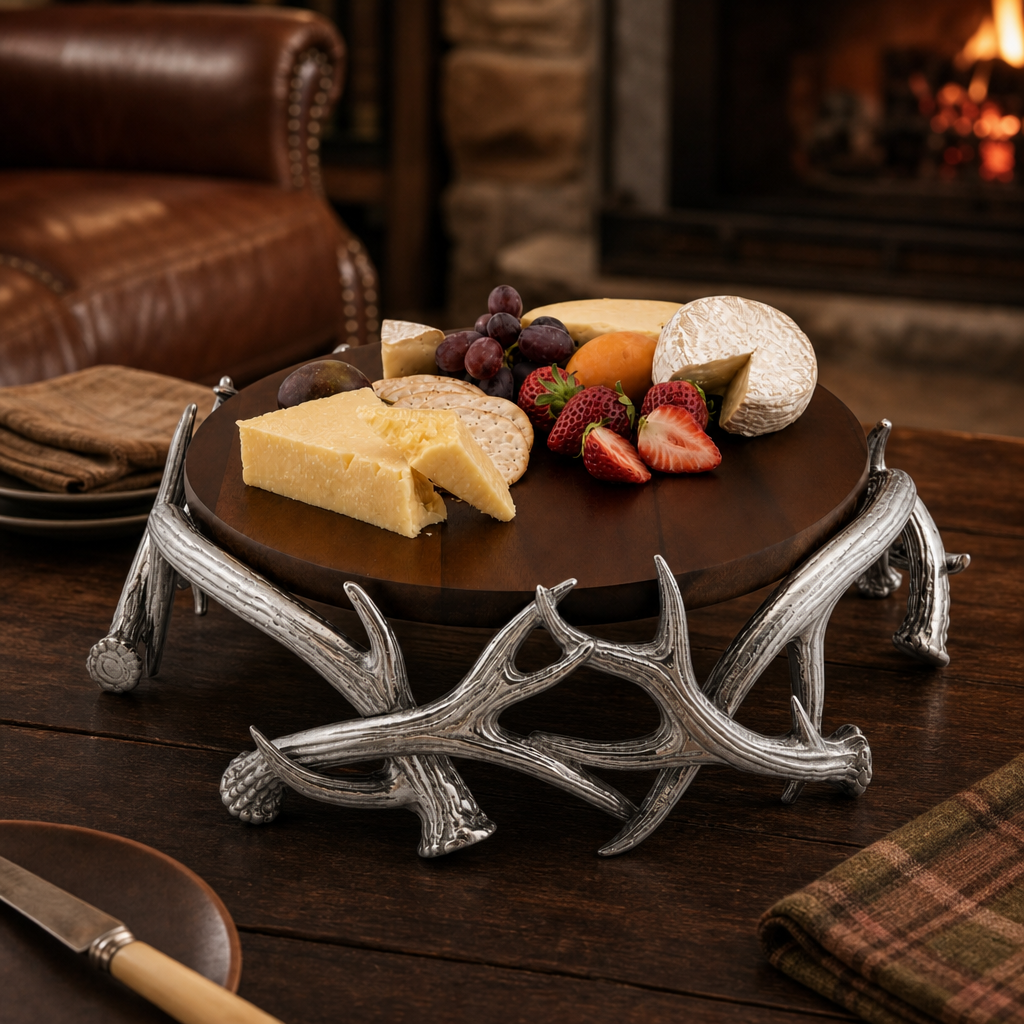 Antler Cheese Pedestal 7