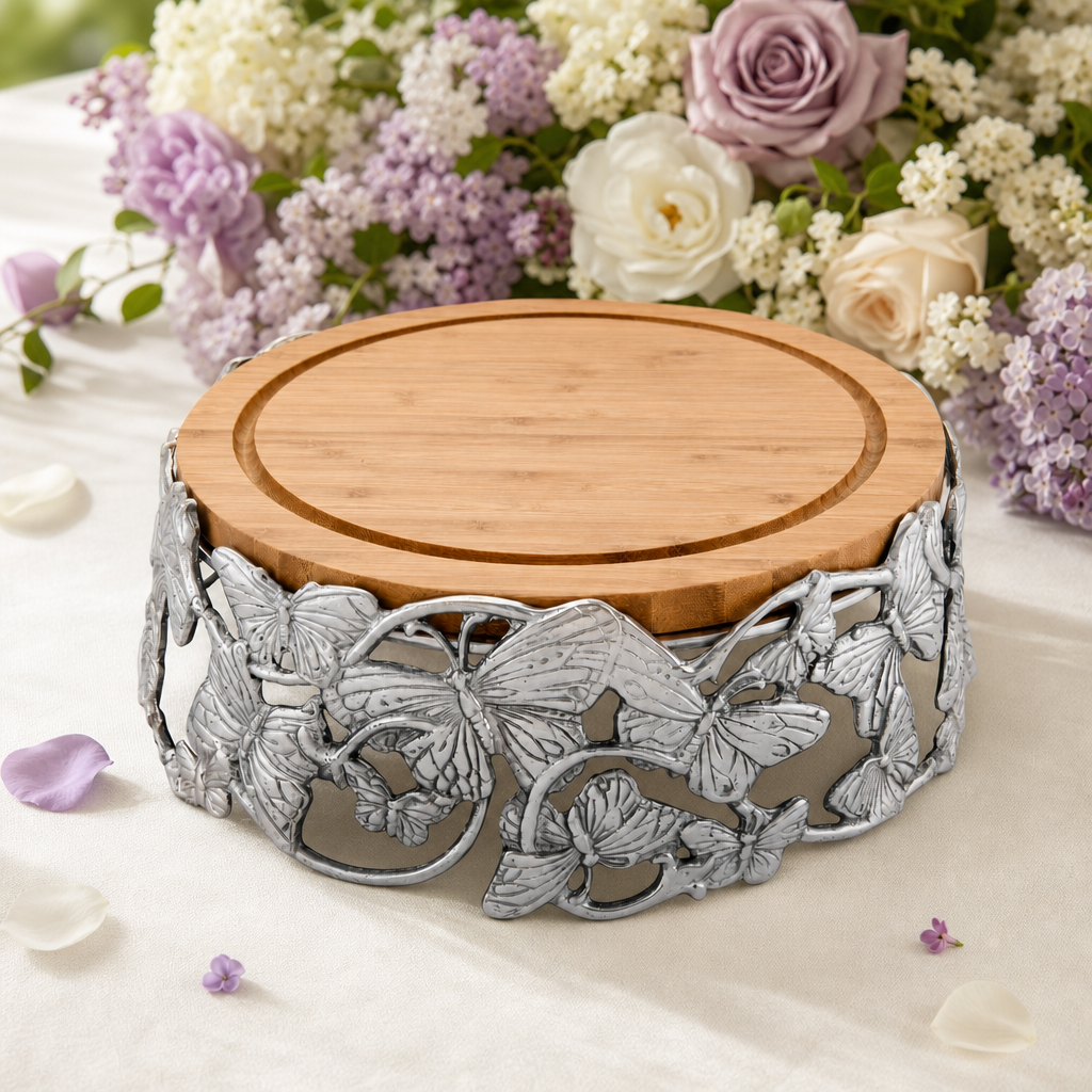 Butterfly Cheese Pedestal 1