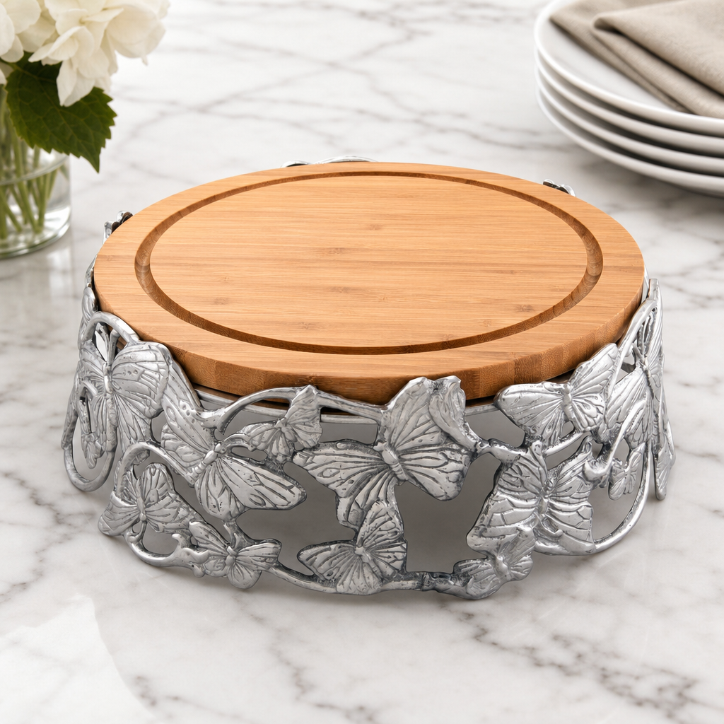 Butterfly Cheese Pedestal 6