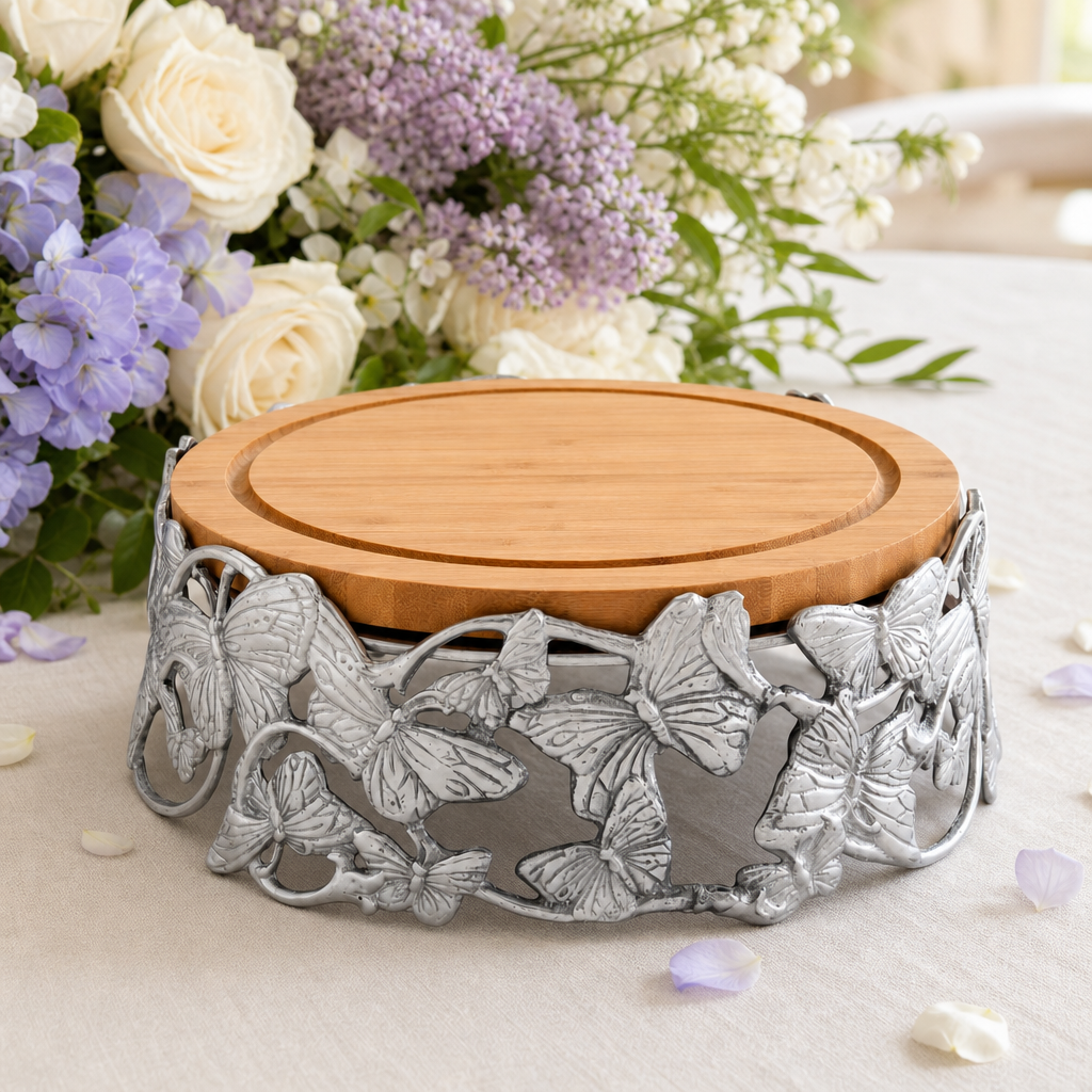 Butterfly Cheese Pedestal 7