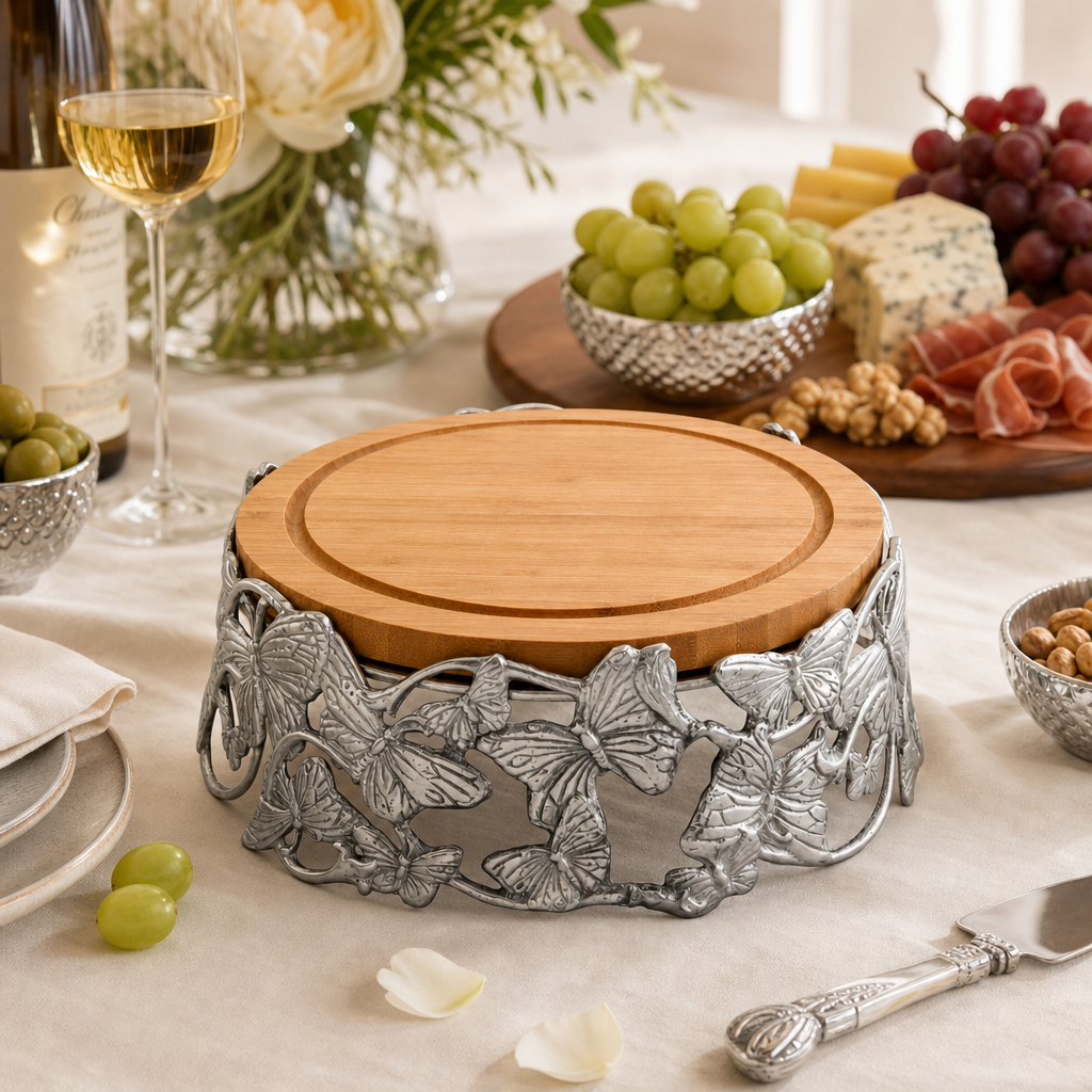 Butterfly Cheese Pedestal 9