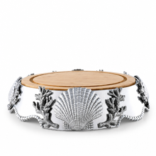 Coastal Wood Cheese Pedestal 1