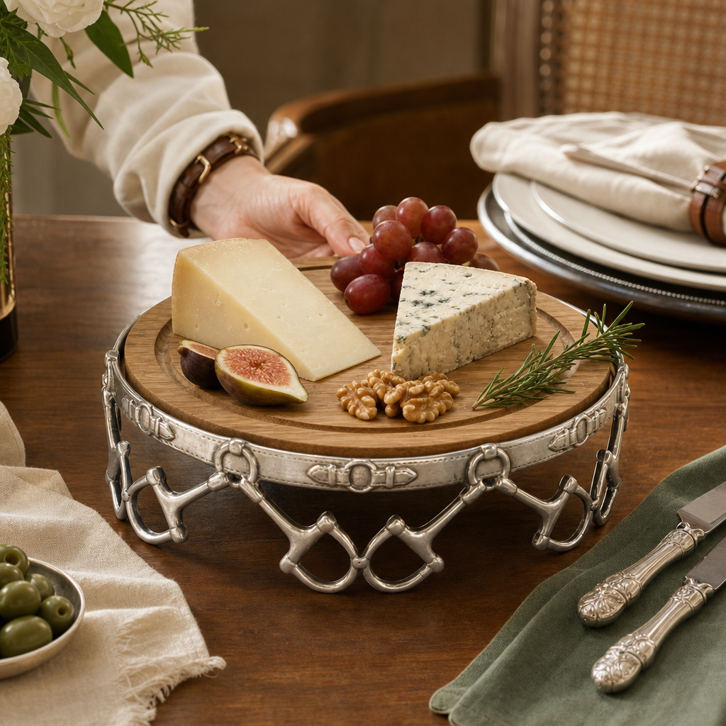 Equestrian Cheese Pedestal 4