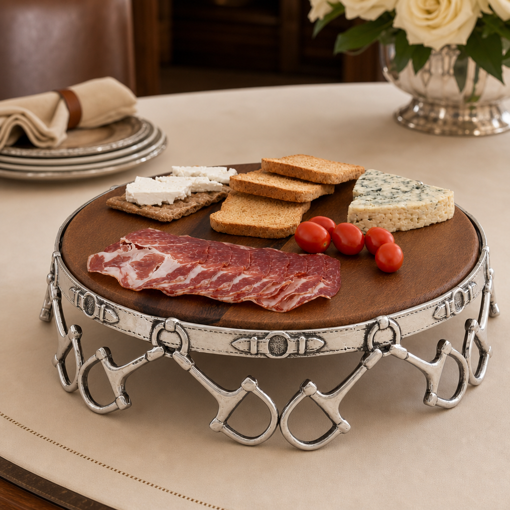 Equestrian Cheese Pedestal 3