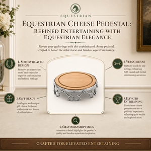 Equestrian Cheese Pedestal 7
