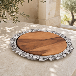Olive Wood Cheese Set 3