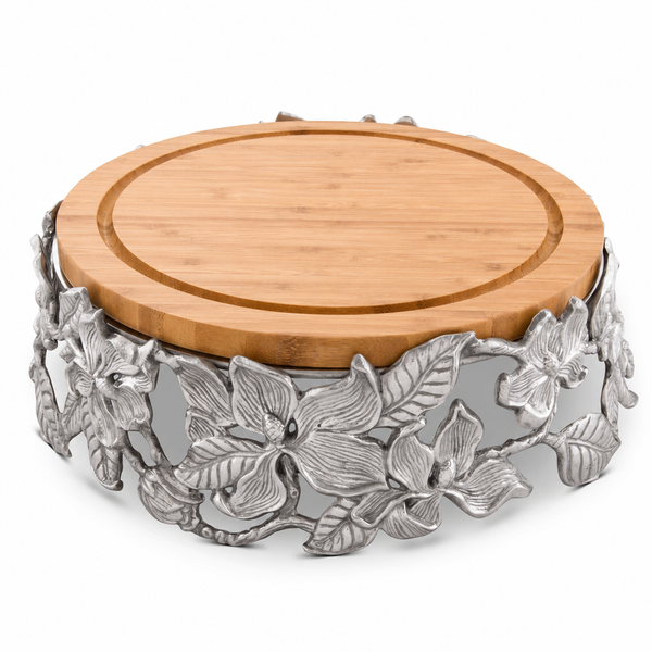 Magnolia Wood Cheese Pedestal 1