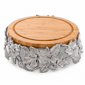 Magnolia Wood Cheese Pedestal 1