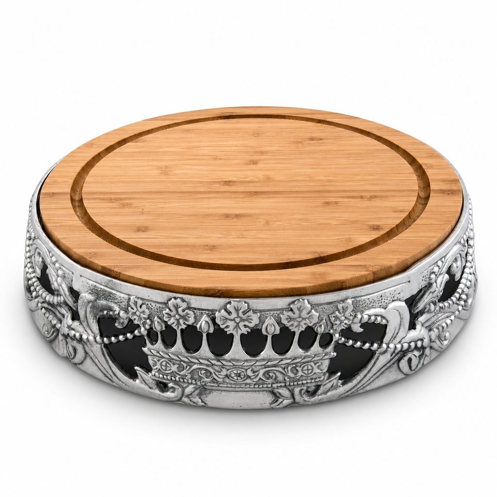 Mardi Gras Cheese Pedestal 1