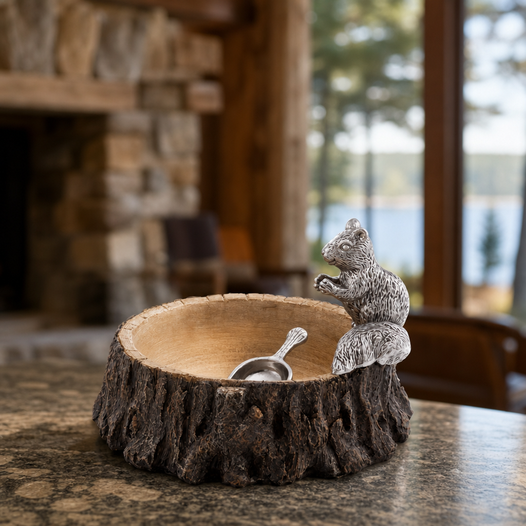 Standing Squirrel Nut Bowl 3