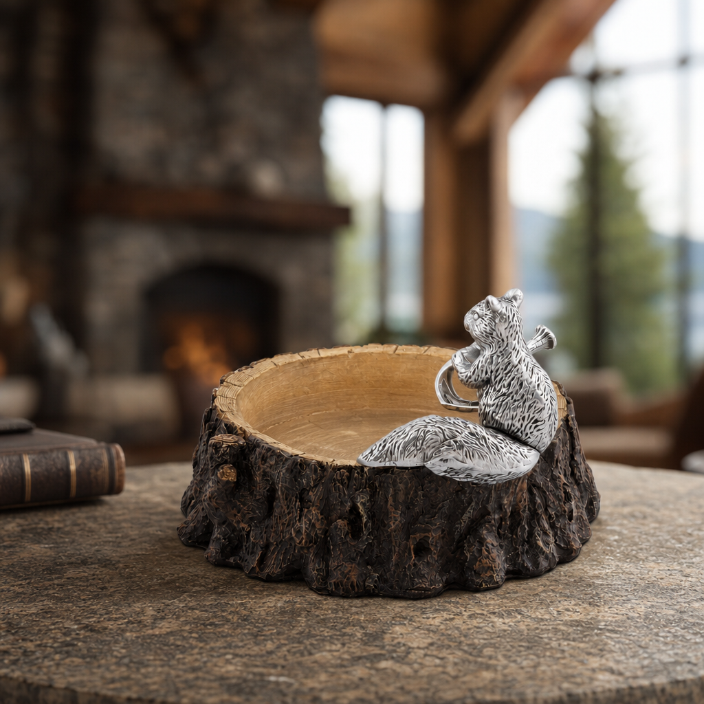 Standing Squirrel Nut Bowl 4