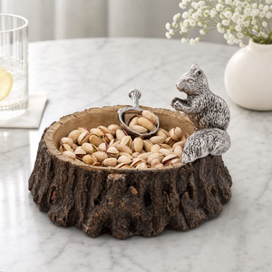 Standing Squirrel Nut Bowl 11