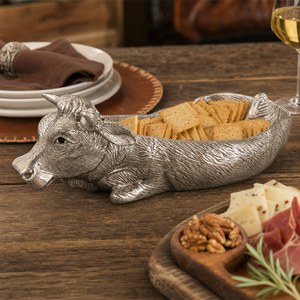 Cow Carving Serving Tray 4