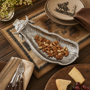 Cow Carving Serving Tray 7