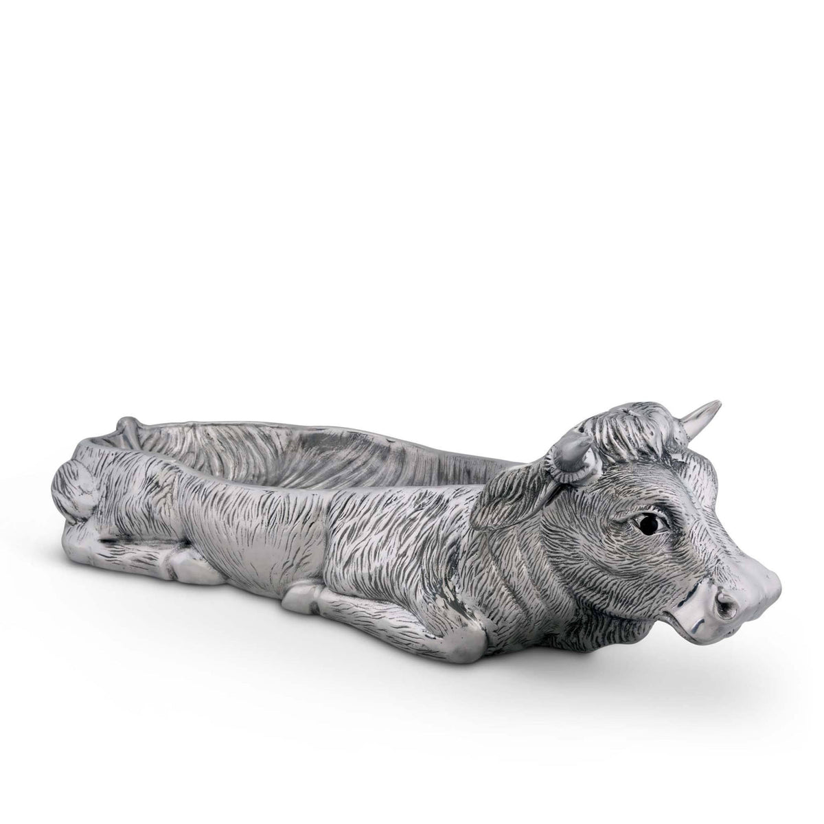 Cow Carving Serving Tray 12