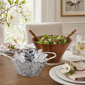 Magnolia Wood Tall Salad Bowl 5