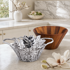 Magnolia Wood Tall Salad Bowl 3