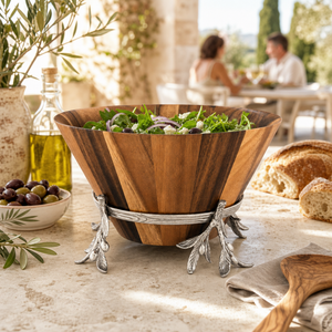 Olive Wood Salad Bowl 5