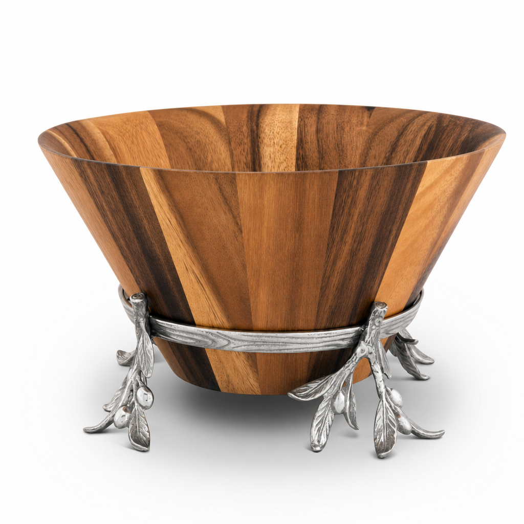 Olive Wood Salad Bowl 8