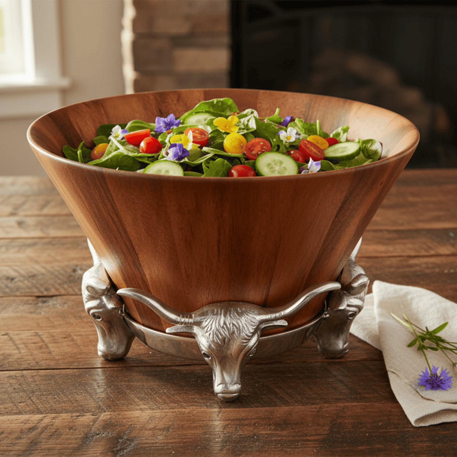 Longhorn Salad Bowl 12
