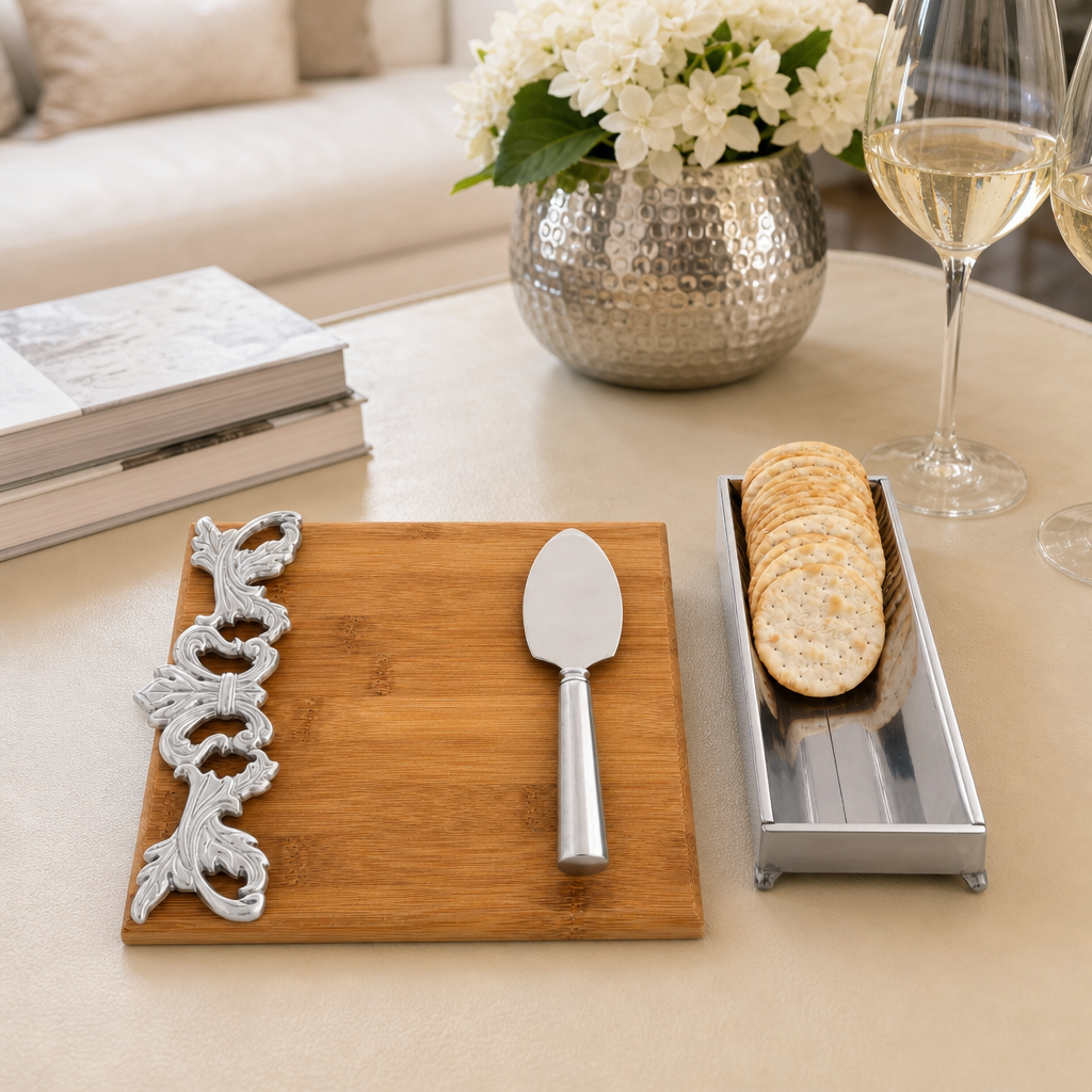 Acanthus Bamboo Cheese Set 1