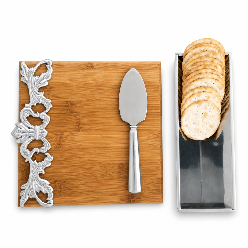 Acanthus Bamboo Cheese Set 1