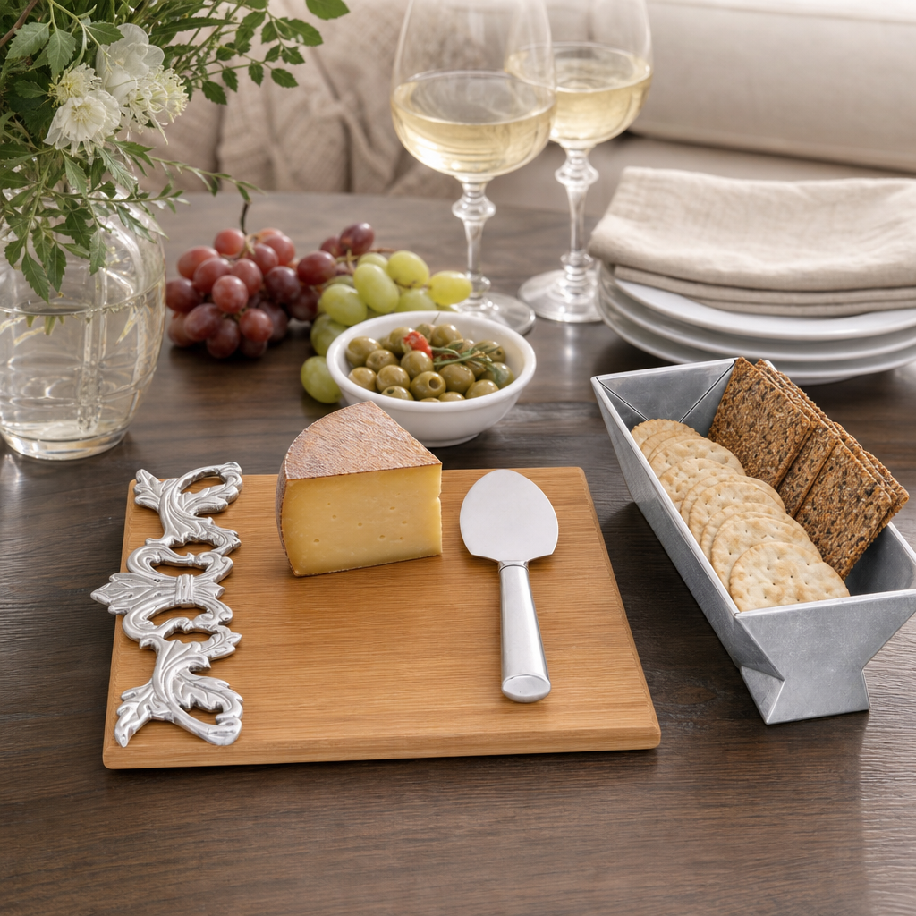 Acanthus Bamboo Cheese Set 5