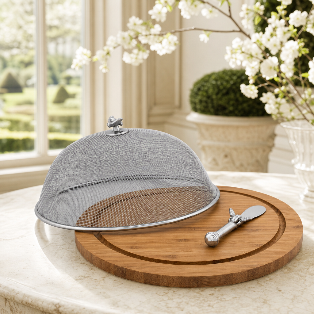 Bee 3 Piece Picnic Cheese Board / Spreader 1