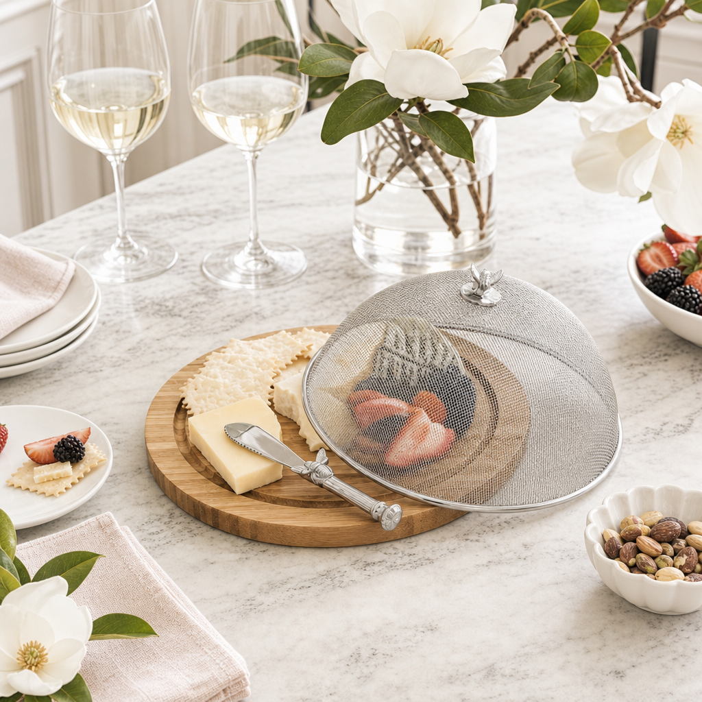 Bee 3 Piece Picnic Cheese Board / Spreader 7