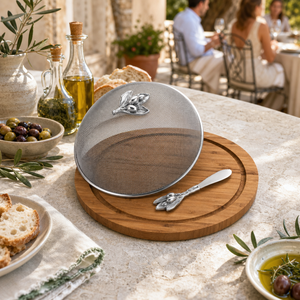 Olive 3 Piece Picnic Cheese Board / Spreader 5