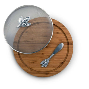 Olive 3 Piece Picnic Cheese Board / Spreader 13