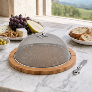 Grape 3 Piece Picnic Cheese Board / Spreader 6