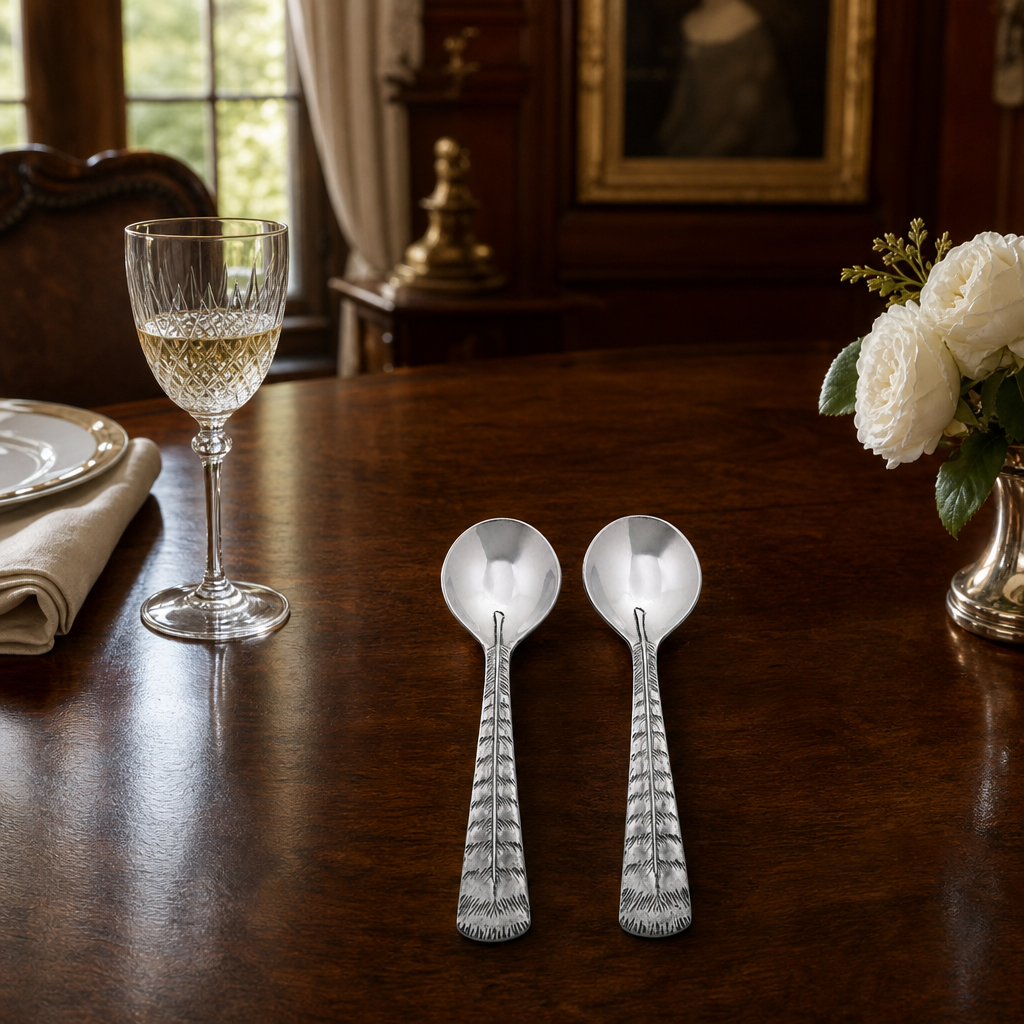 Feather Salad Servers 1