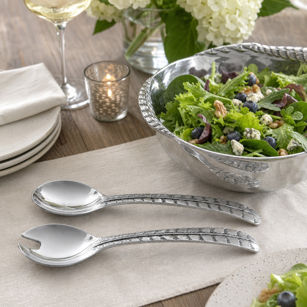 Feather Salad Servers 5