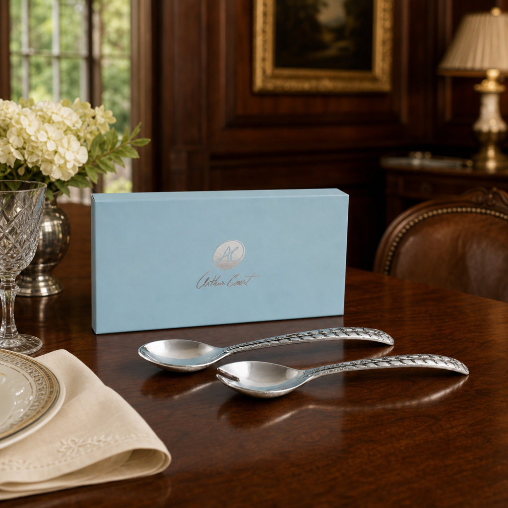 Feather Salad Servers 3