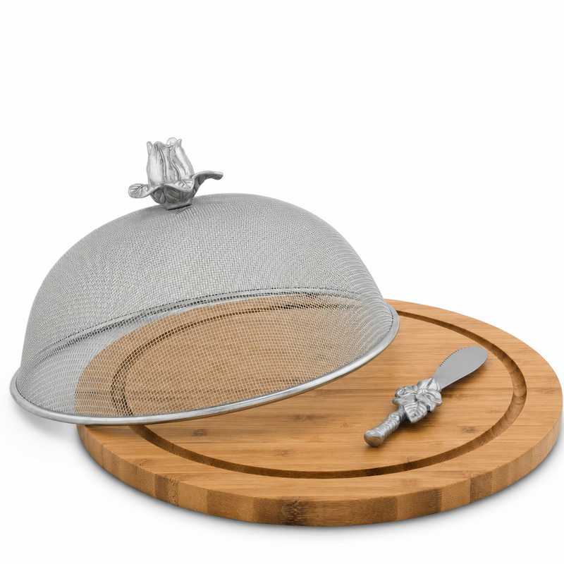 Magnolia 3 Piece Picnic Cheese Board / Spreader 1