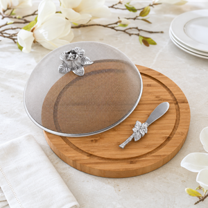 Magnolia 3 Piece Picnic Cheese Board / Spreader 3