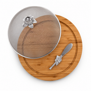 Magnolia 3 Piece Picnic Cheese Board / Spreader 7