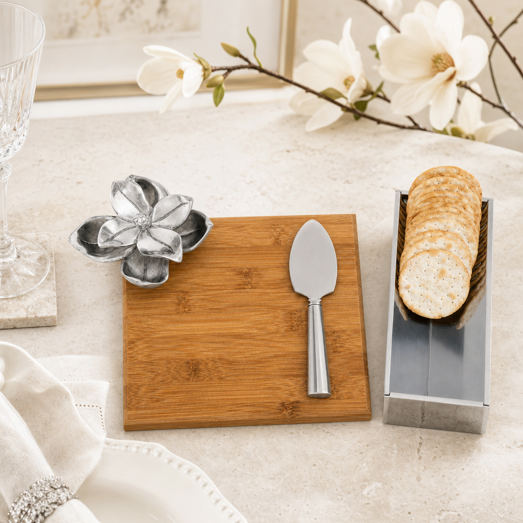 Magnolia Bamboo Cheese Set 2