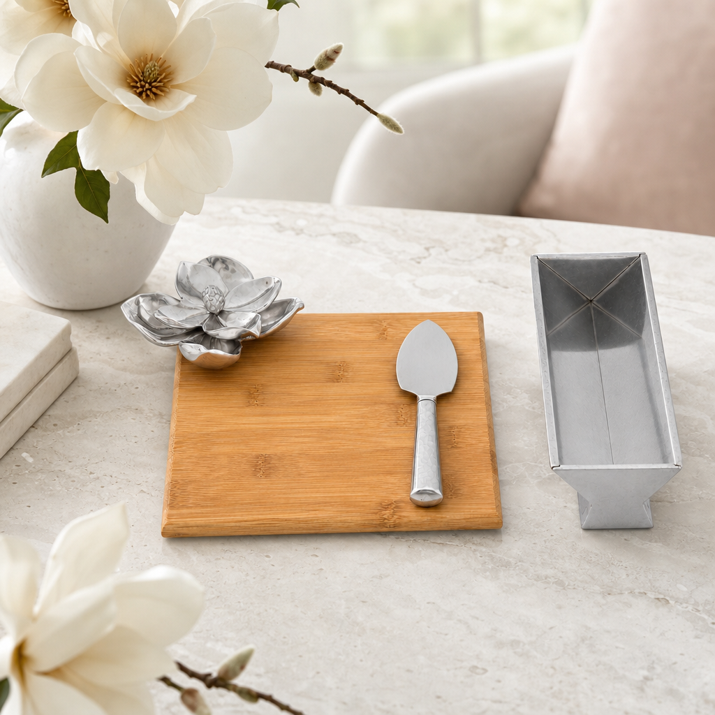 Magnolia Bamboo Cheese Set 1