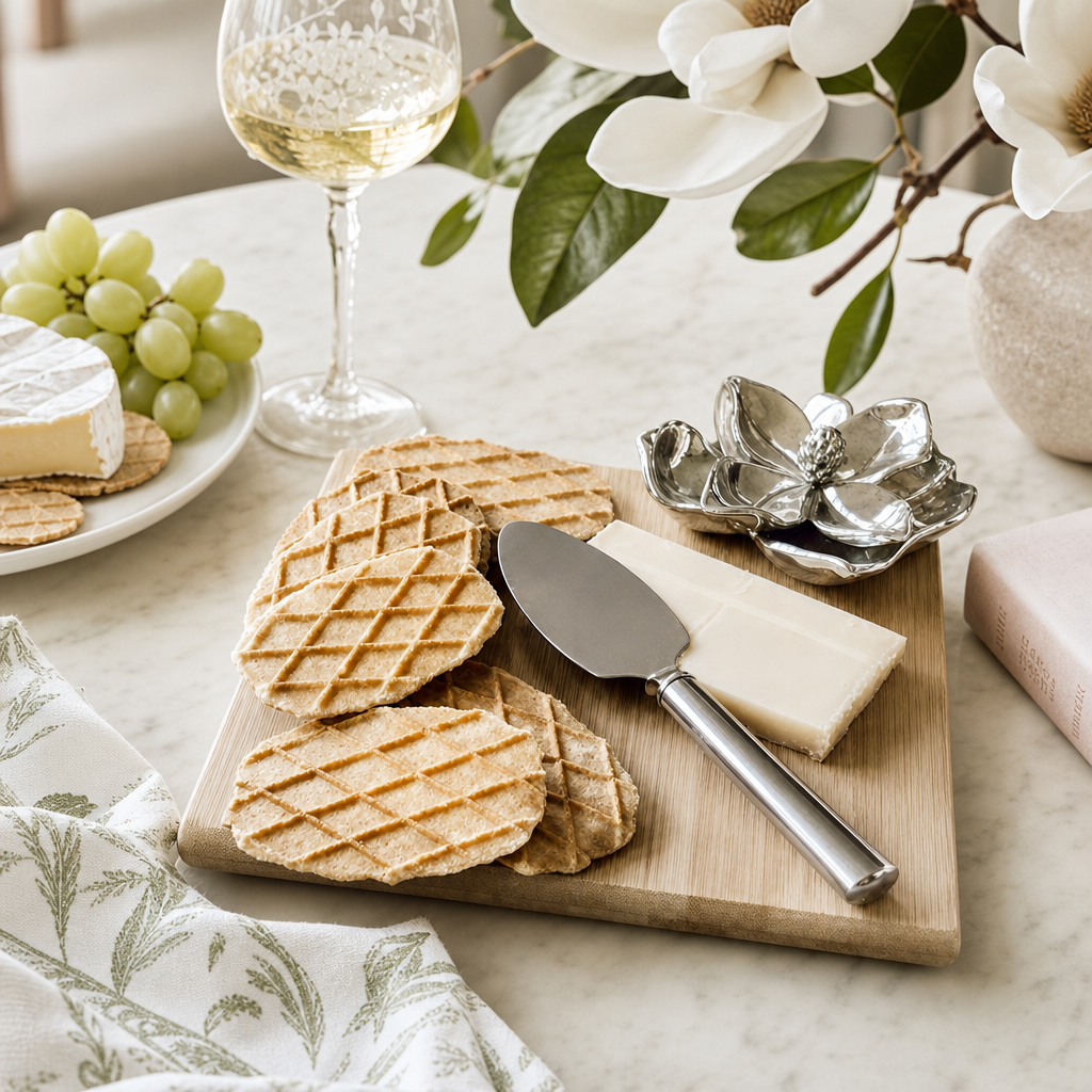 Magnolia Bamboo Cheese Set 6