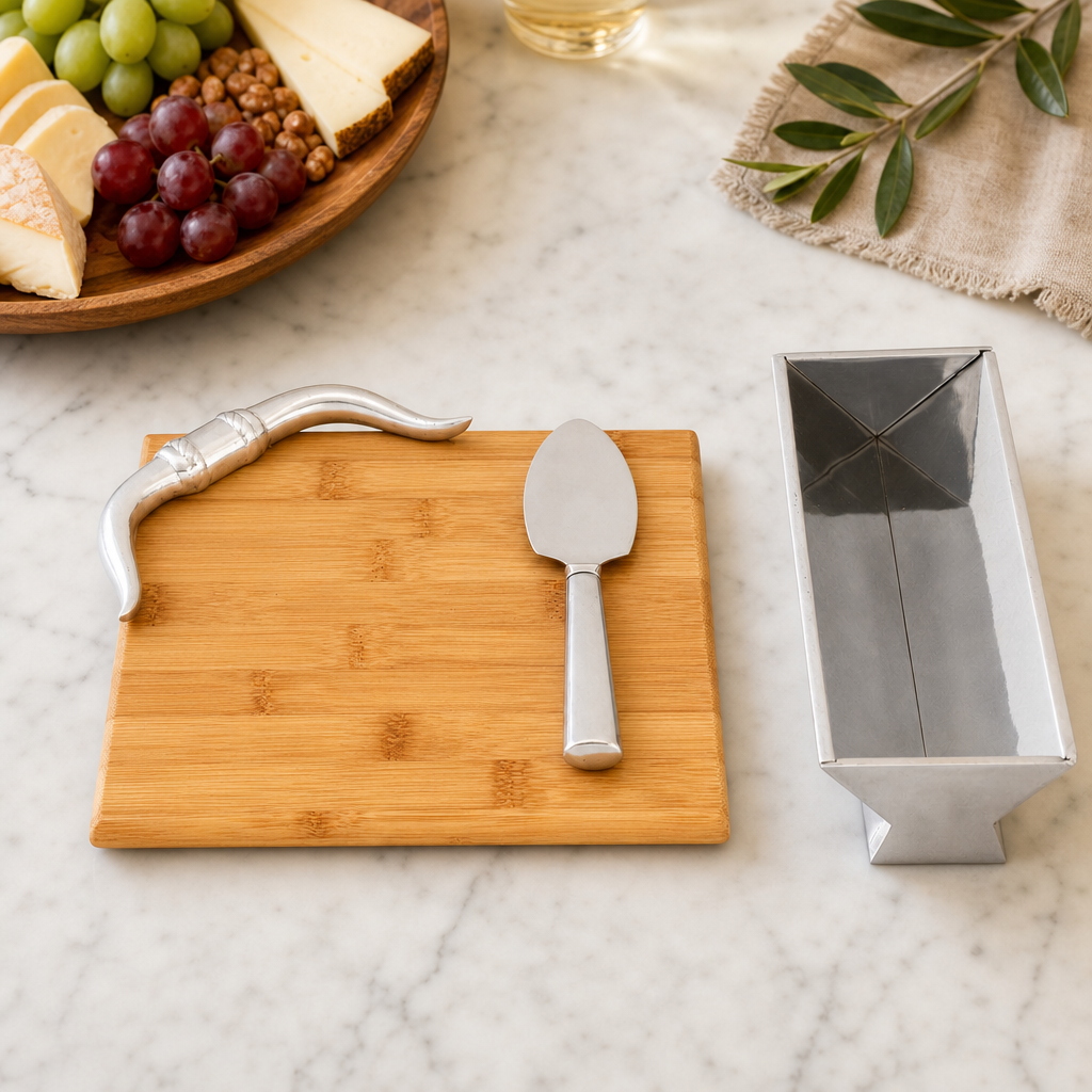 Longhorn Bamboo Cheese Set 7