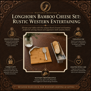 Longhorn Bamboo Cheese Set 13