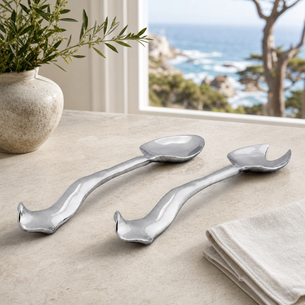 Carmel Salad Servers 4
