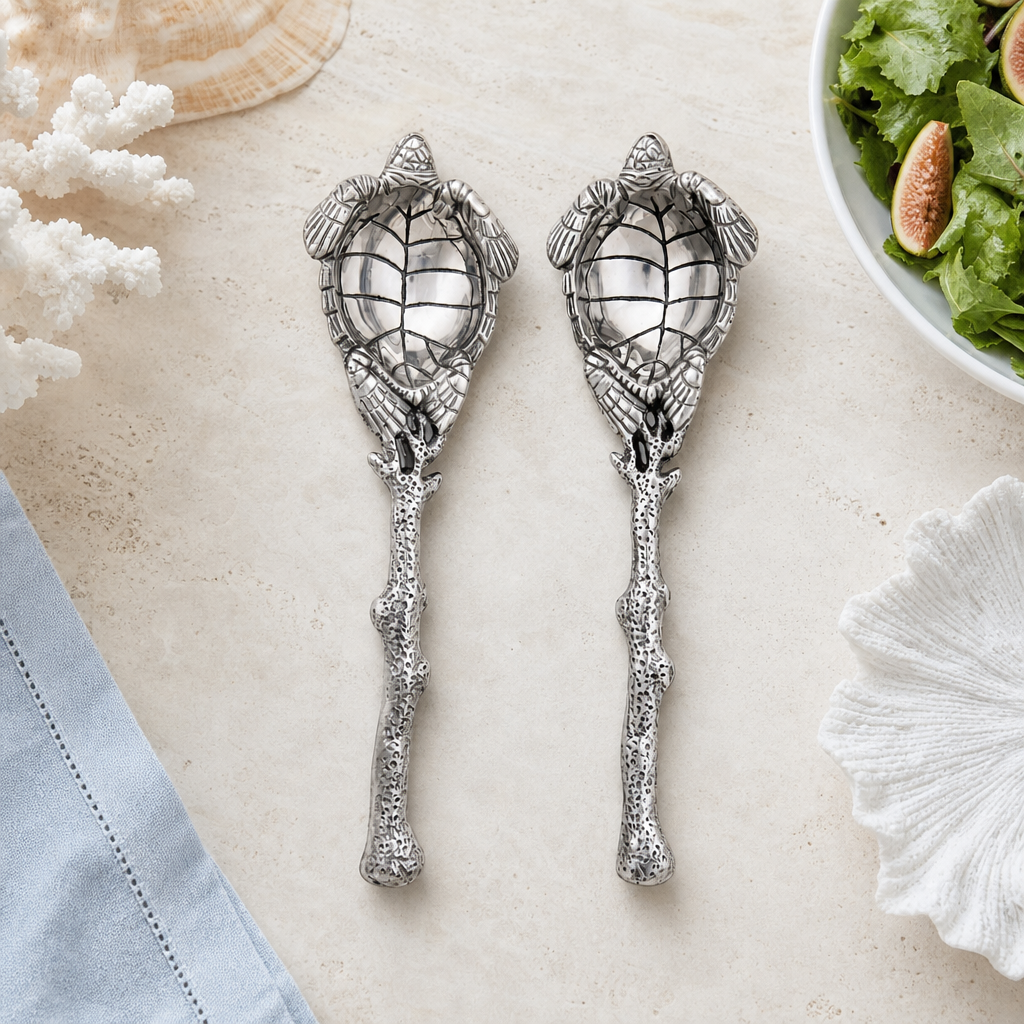 Sea Turtle Salad Servers 1