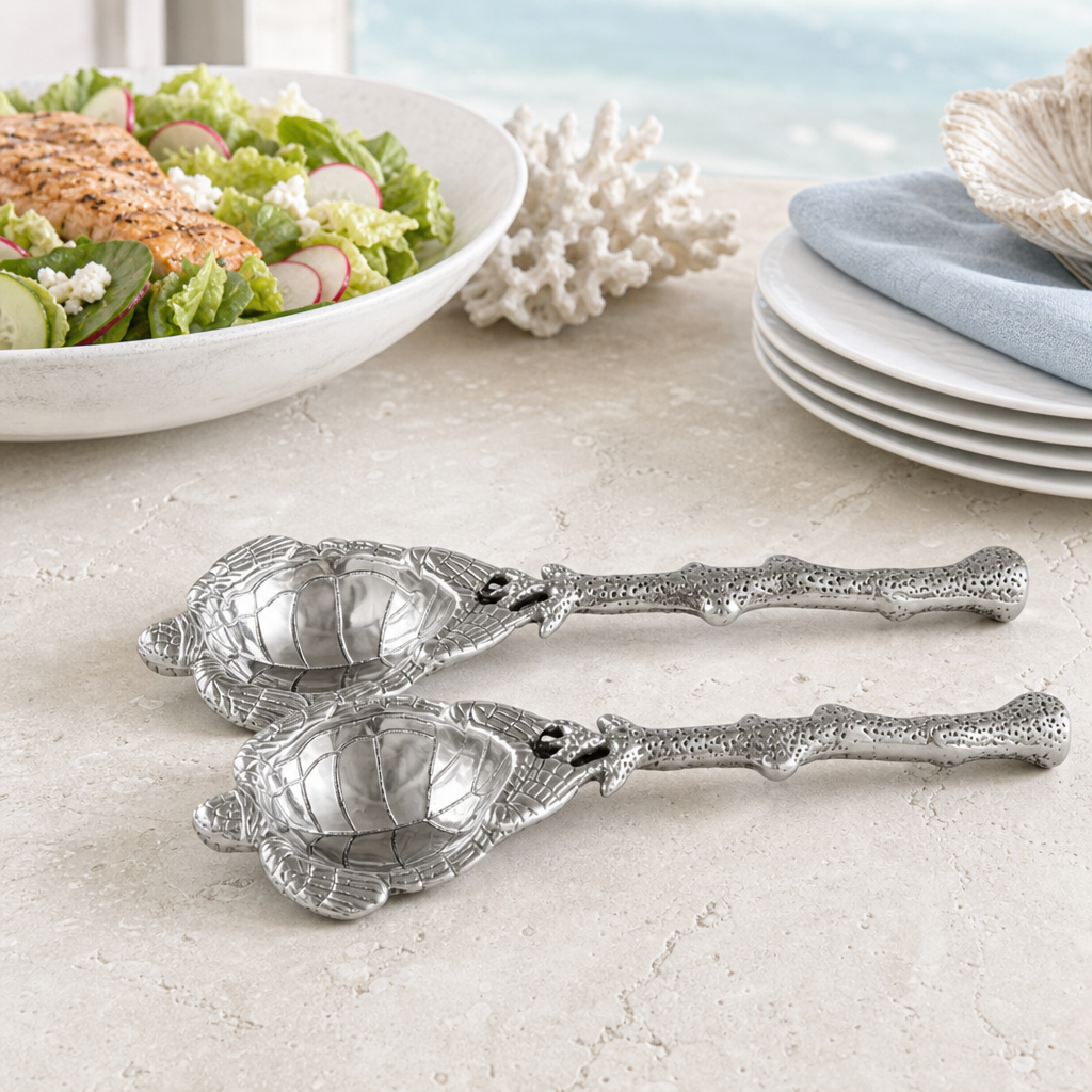 Sea Turtle Salad Servers 3